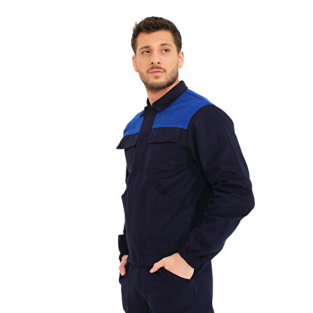 Şensel, Mont Takım, Lacivert-Saks -90E545- İş Takımı-İş Elbisesi