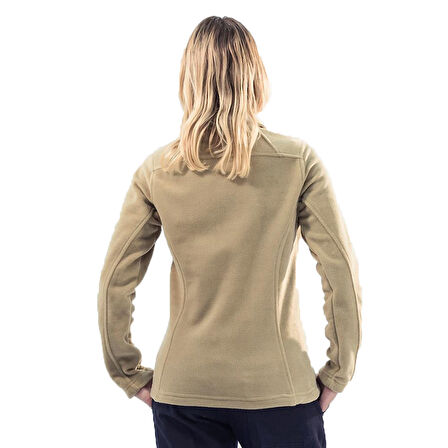 Şensel, Kadın Polar Mont, Bej -99E311- Cepli, Fermuarlı, Outdoor