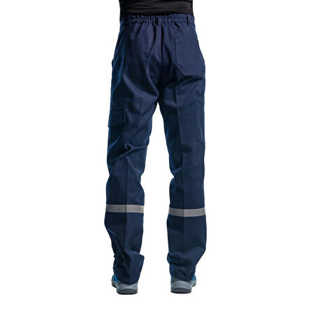 Şensel, Reflektörlü Kışlık İş Pantolonu, Lacivert, Komando Cepli -101E545-