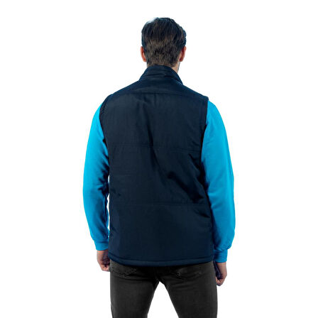 Şensel, Polarlı Yelek, Lacivert -118E145- Kışlık Yelek-Vest