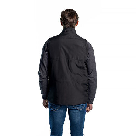 Şensel, Polarlı Yelek, Siyah -118E2650- Kışlık Yelek-Vest