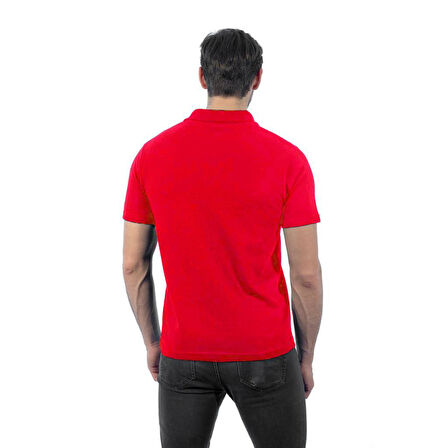 Şensel, Polo Yaka Tişört, Kırmızı -136E302- T-shirt, Tshirt, Kısa Kollu