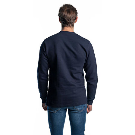 Şensel, Sweatshirt, Lacivert,Sıfır Yaka -107E4645-Kışlık-Pamuklu