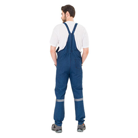 Şensel, Reflektörlü Yazlık Kot Bahçıvan Tulum, Lacivert-8E2045-