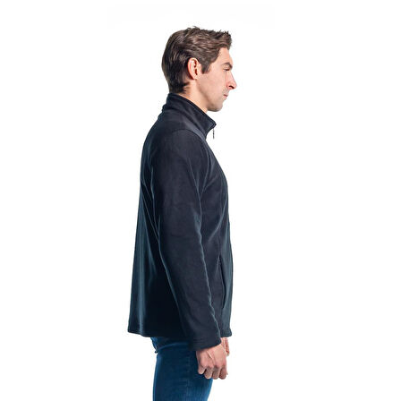 Şensel, Erkek Polar Mont, Siyah -99E550- Fermuarlı, Outdoor