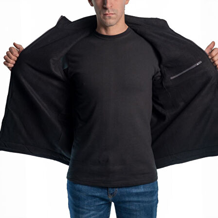 Şensel, Reflektörlü Polarlı Yelek -118E1731- Kışlık Yelek