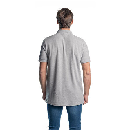 Şensel, Polo Yaka Tişört, Gri -136E131- T-shirt, Tshirt, Kısa Kollu