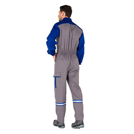 Şensel, Reflektörlü İş Tulumu, Gri-Saks -55E3085- Üniforma