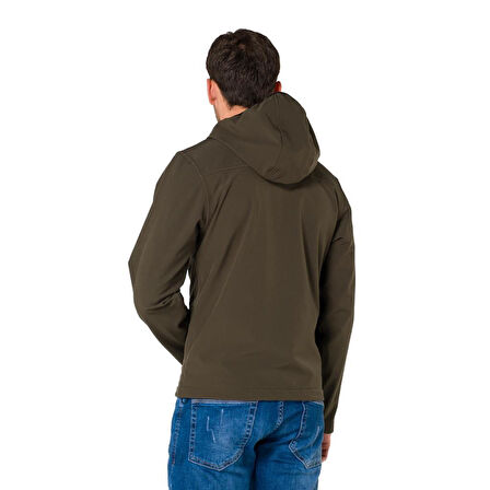 Şensel, Softshell Mont, Haki -91E2525- Su İtici, Rüzgar Geçirmez