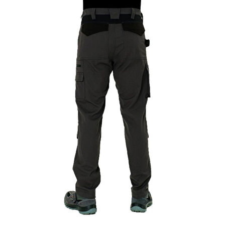 Şensel, Teknik İş Pantolonu, Gri-Siyah -54E6182- İş Elbisesi-Kıyafeti