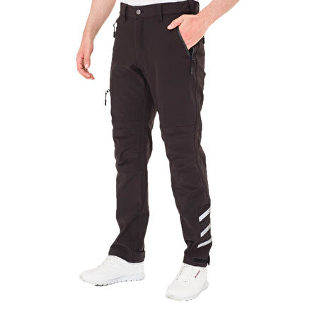Edit Label, Softshell Pantolon, Siyah-54E5050 Su İtici, Rüzgar Geçirmez
