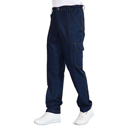 Şensel, Yazlık Kot İş Pantolonu, Lacivert, -82E545-