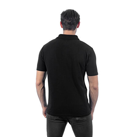 Şensel, Polo Yaka Tişört, Siyah -136E1050- T-shirt, Tshirt, Kısa Kollu