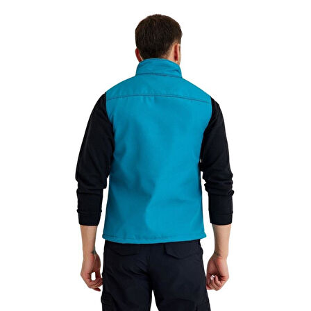 Şensel, Softshell Yelek, Turkuaz 118E2209 Antistatik-Su İtici