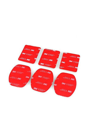 Tüm Aksiyon Kameralara Uyumlu 3 Oval 3 Düz Yüzey 3m Yapışkan Bant