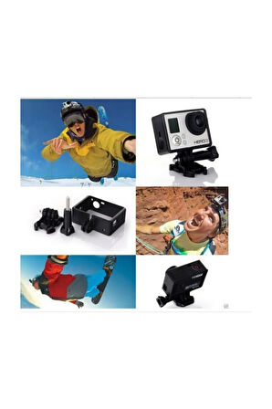 Gopro Hero 3-4 Aksiyon Kameralara Uyumlu Çerçeve Frame
