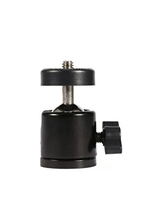 360 Derece Oynar Başlıklı Metal Kamera Tripod Adaptörü