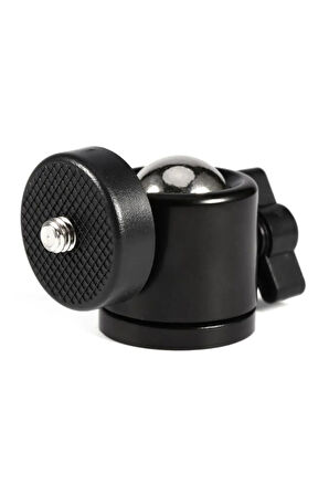 360 Derece Oynar Başlıklı Metal Kamera Tripod Adaptörü