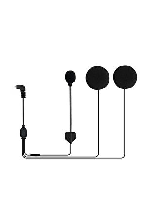Kn1000/alpha Kie Bluetooth Intercom Için Yedek Kulaklık Ve Mikrofon Seti