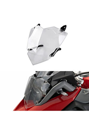 Bmw R 1200 Gs Ön Far Koruma Geniş Model Şeffaf Pleksi