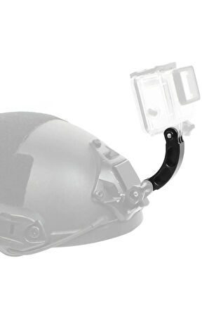 Gopro Uyumlu Kısa Kask Çene Bağlantı Aparatı