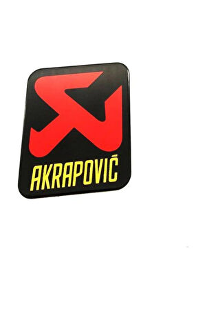 Akrapovic Kare Alüminyum Sticker 8x8.5