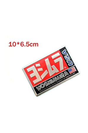 Yoshimura Exhaust Alüminyum Kare Sticker Yapıştırma