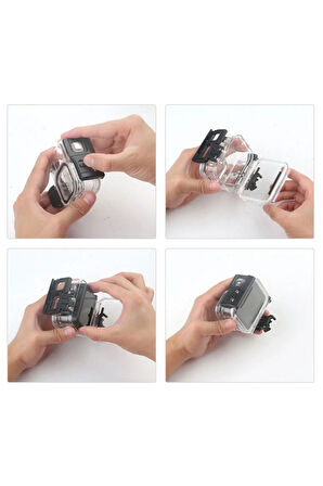 Gopro Hero 8 Uyumlu Su Geçirmez Kılıf Housing