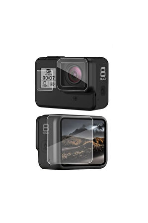 Gopro Hero 8 Uyumlu Ekran Ve Lens Koruyucu Film