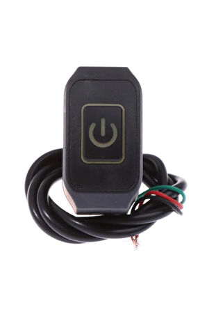 Gidon Bağlantılı Motosiklet Aç Kapa Butonu Sarı Led
