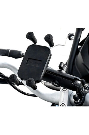 Motowolf Gidon Bağlantılı Motosiklet Bisiklet Telefon Tutucu