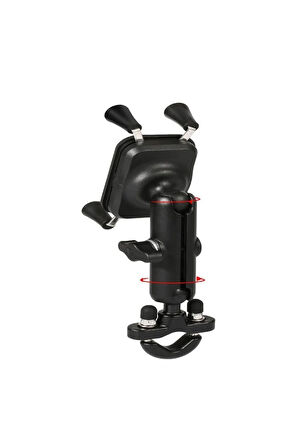 Motowolf Gidon Bağlantılı Motosiklet Bisiklet Telefon Tutucu