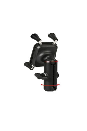 Motowolf Usb Şarj Soketli Ayna Bağlantılı Telefon Tutucu