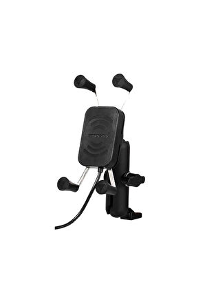 Motowolf Ayna Bağlantılı Wireless Şarjlı Telefon Tutucu