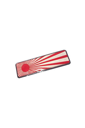 Japon Imparatorluk Bayrağı Tasarımlı Damlalı Alüminyum Sticker Etiket Uzun