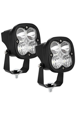 Combo 40w Motosiklet Off Road Led Sis Farı Takım