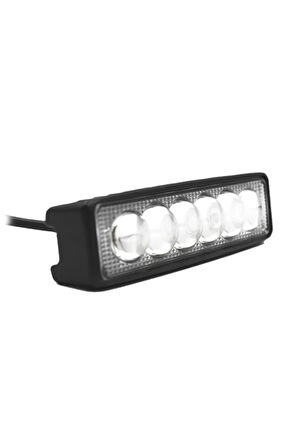 Olana 18w 6 Ledli Motosiklet / Off Road Led Sis Farı Tekli