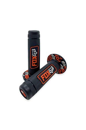Fox Motosiklet Siyah-turuncu Elcik Takımı