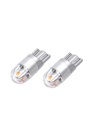 T10 2 Smd Sarı Turuncu Led Takım Uyumlu