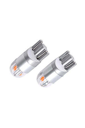 T10 2 Smd Sarı Turuncu Led Takım Uyumlu