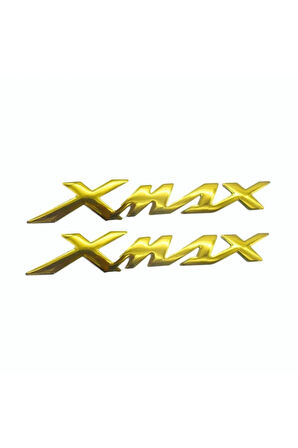 Yamaha Xmax Kabartmalı Sticker Solmayan Etiket Takımı Altın