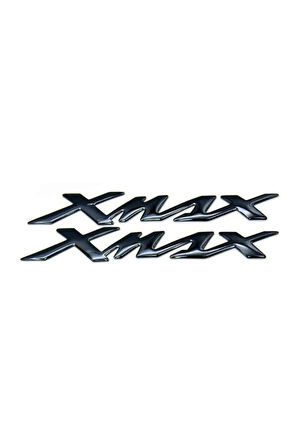 Yamaha Xmax Kabartmalı Sticker Solmayan Etiket Takımı Siyah