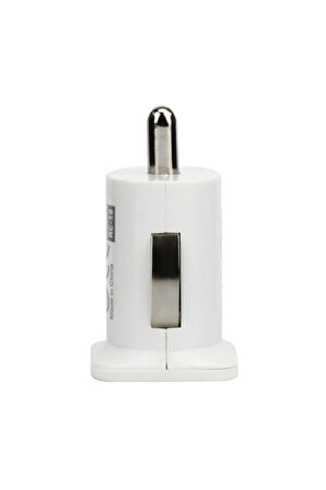 Usams Çift Usb Çakmaklık Şarj Adaptörü Beyaz