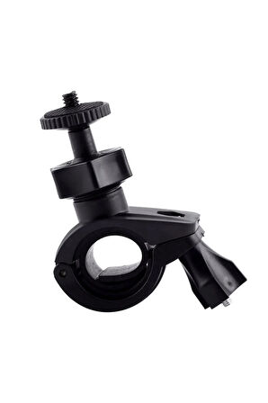 Tüm Aksiyon Kameralara Uyumlu Gidon Aparatı + Tripod Adaptörü