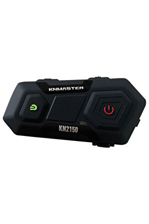 Kn2150 Motosiklet Kask Interkom Bluetooth Intercom Kulaklık Seti Siyah Hediye Seti