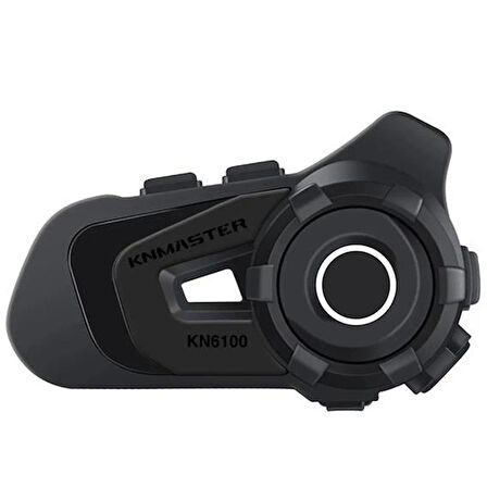 KNMASTER KN6100 Motosiklet Bluetooth İnterkom Seti Siyah