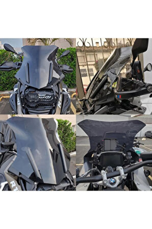 Bmw Motosiklet Ön Cam Uzatma / Deflektör Siyah