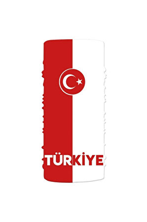 Türkiye Kırmızı Beyaz Ay Yıldız Buff Bandana Boyunluk Maske Türk Markası
