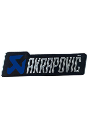 Akrapovic Dikdörtgen Sticker Lacivert