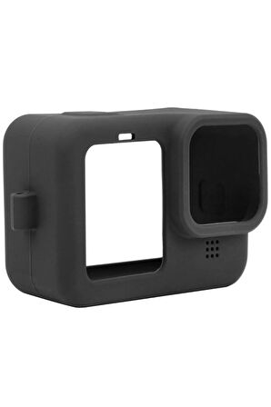 Gopro Hero 9-10-11-12 Black Uyumlu Silikon Kılıf + Taşıma Bilekliği